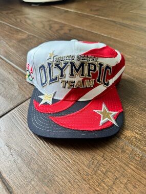 Vintage 90s United States Olympic Team SnapBack Starter Baseball Style Hat